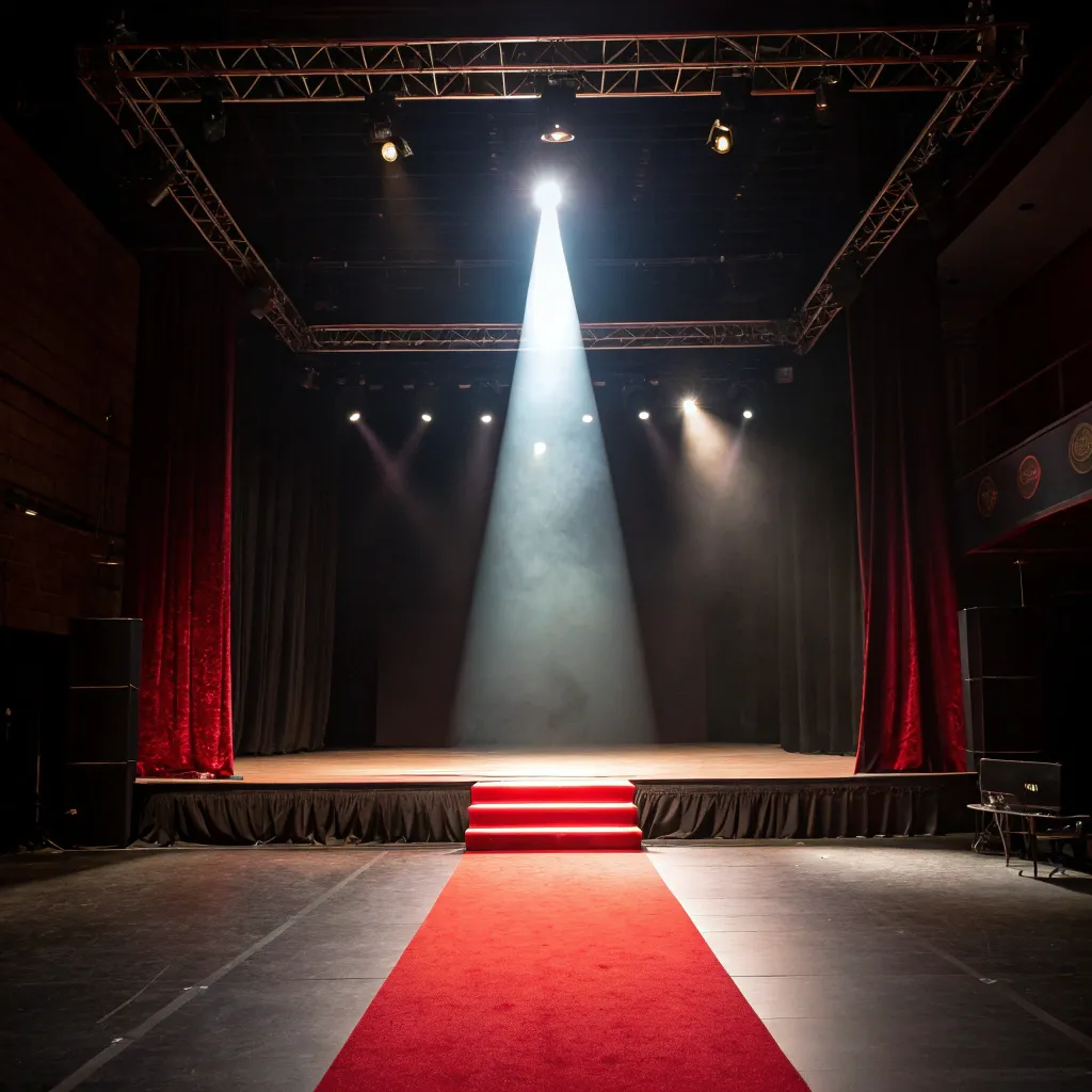 Stage with Spotlight